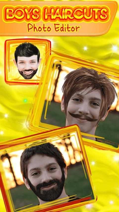 Boys Haircuts Photo Editor screenshot 4