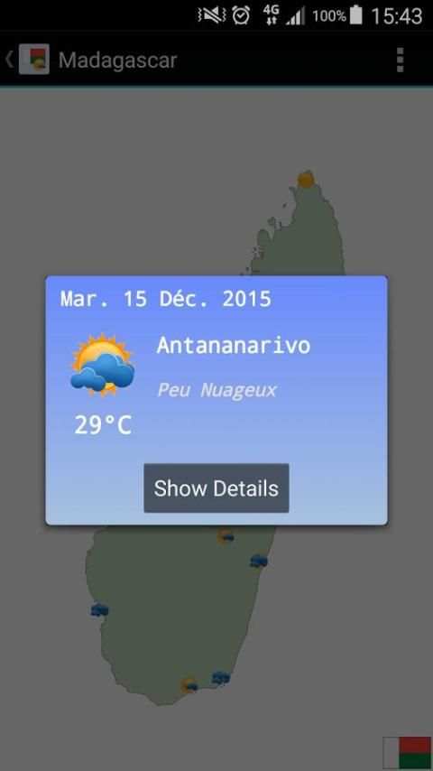Madagascar Météo 2 تصوير الشاشة