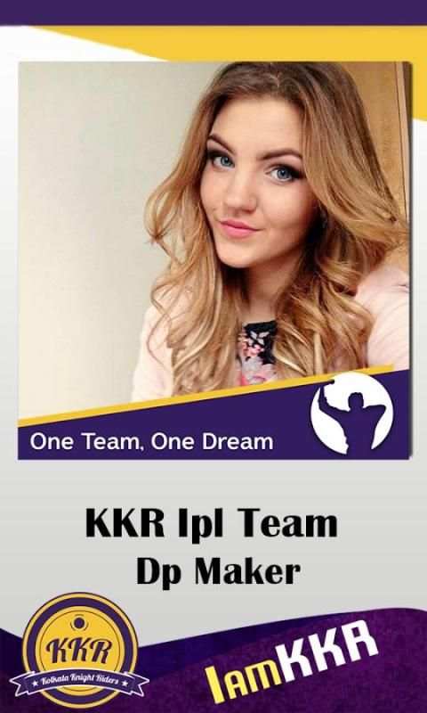 Support KKR IPL Team DP Maker screenshot 9