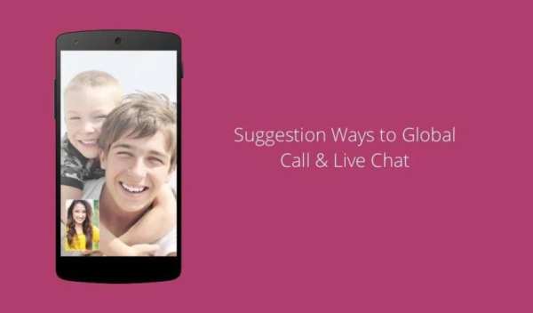 Global Call Live Chat Advice स्क्रीनशॉट 1