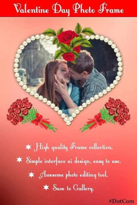 Valentine Day Photo Frame screenshot 4