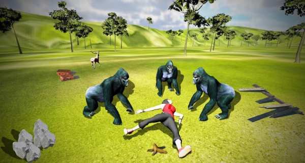 Angry Gorilla Escape Simulator स्क्रीनशॉट 4
