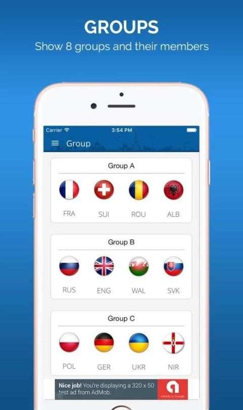 Euro 2016 Live Score स्क्रीनशॉट 10