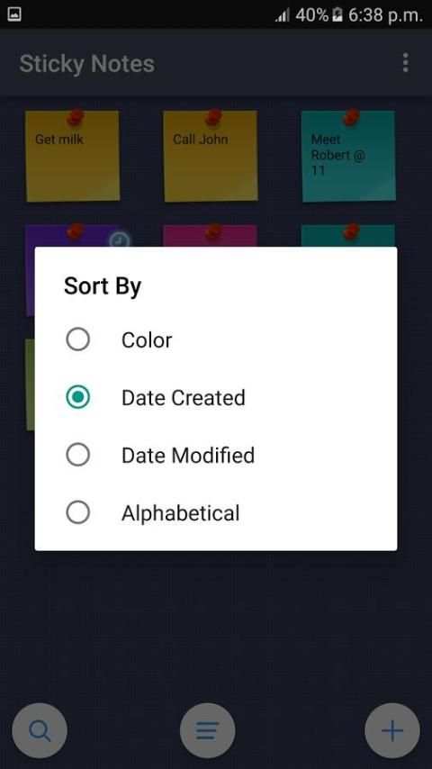 Sticky Notes screenshot 2