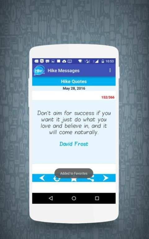 Hike Messenger Daily screenshot 2