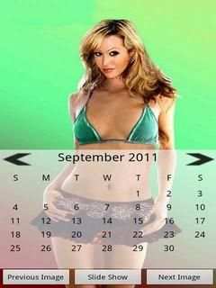 Babes Calendar Lite screenshot 1