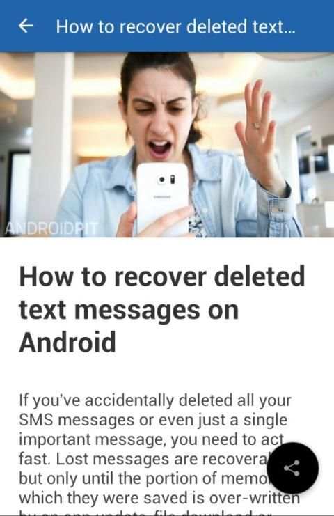 Restore Deleted Messages Guide screenshot 1