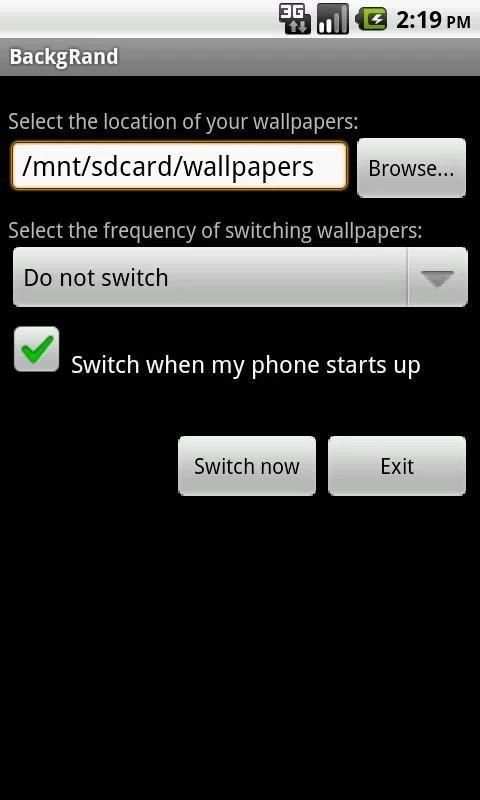 BackgRand screenshot 2