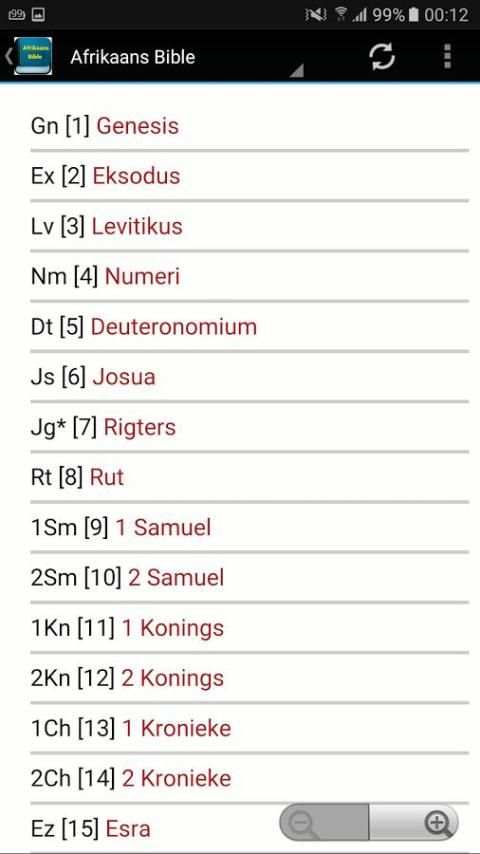 Afrikaans Bible screenshot 1