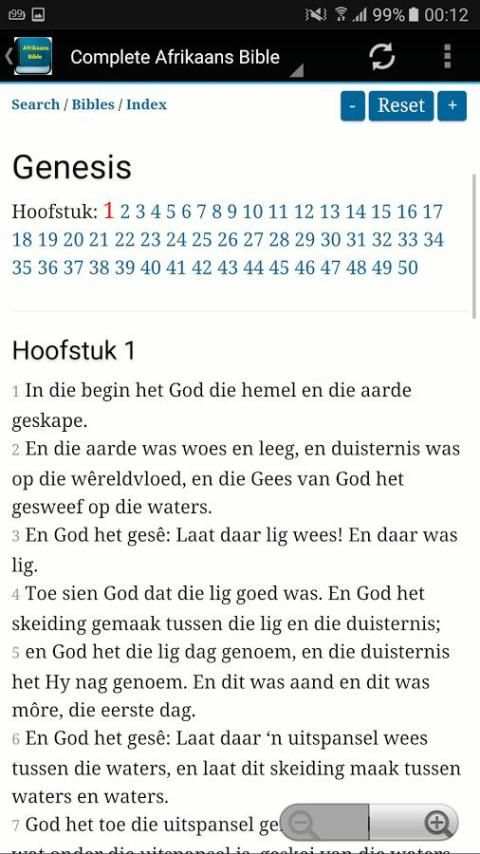 Afrikaans Bible screenshot 2