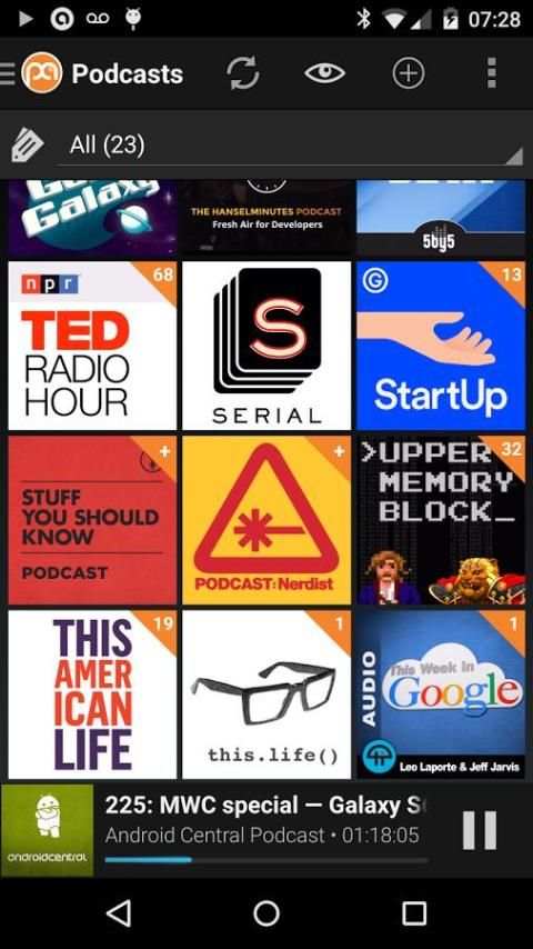 Podcast Addict (Android 2.3) स्क्रीनशॉट 7