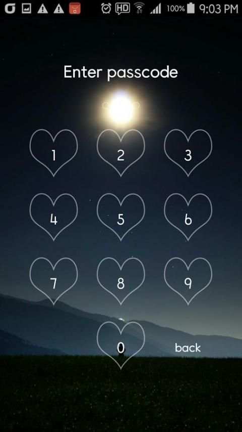 Keypad Pattern Lock Screen screenshot 2