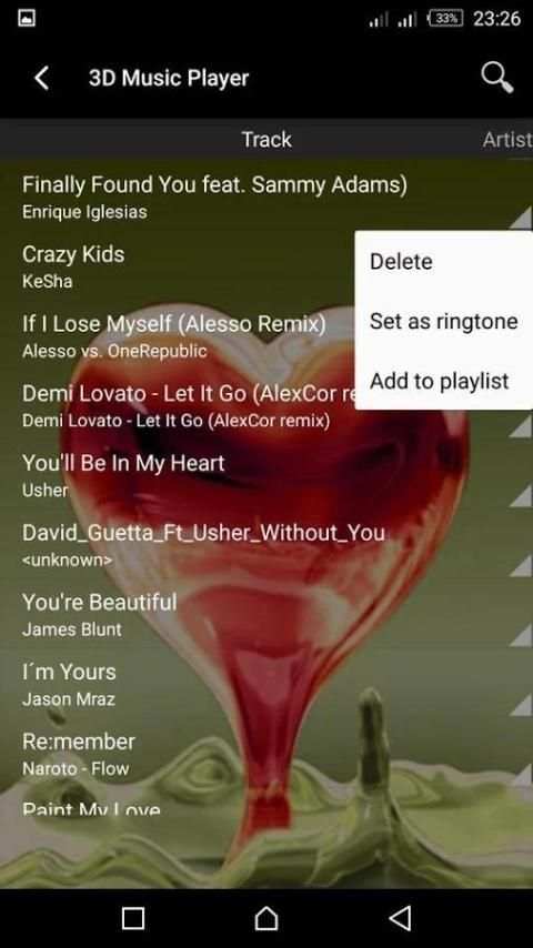 3D Music Player 2 تصوير الشاشة