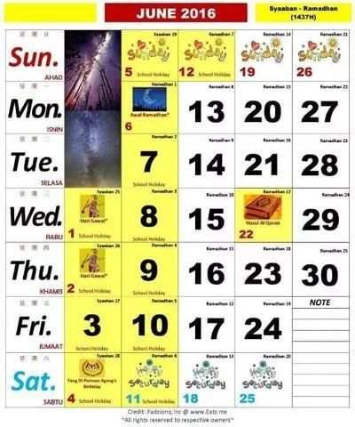 Kalendar Kuda 2016 - Malaysia screenshot 6