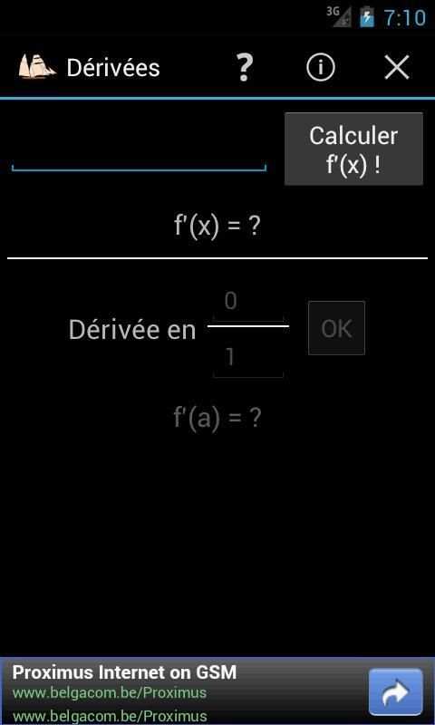 Dérivées screenshot 4
