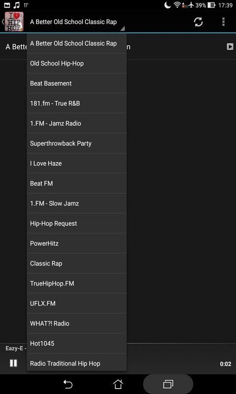 The Hip Hop Music Radio 1 تصوير الشاشة