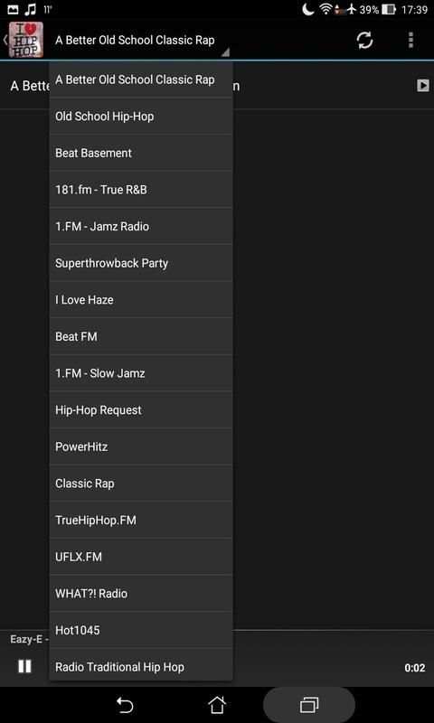 The Hip Hop Music Radio 1 تصوير الشاشة