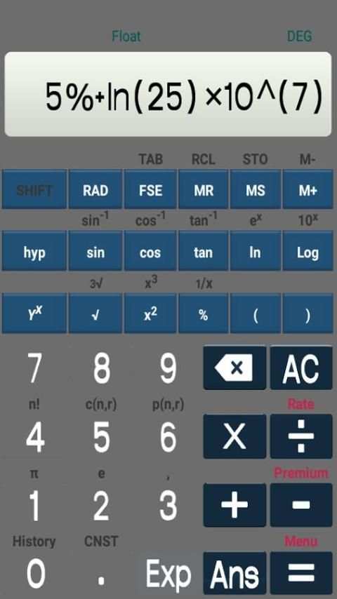 ScientificCalculator Lite screenshot 2