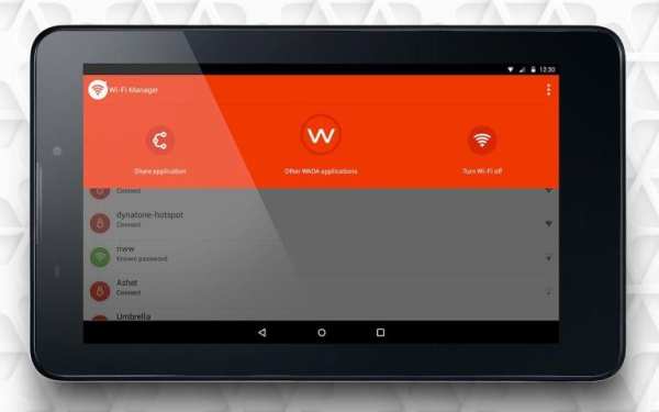 WADA WiFi manager free 2 تصوير الشاشة