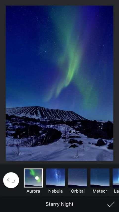 Cam Starry Night by Camera360 4 تصوير الشاشة