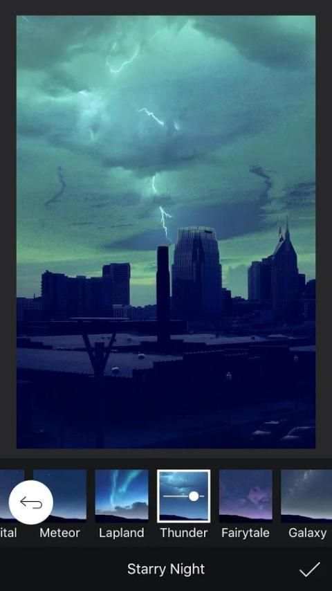 Cam Starry Night by Camera360 1 تصوير الشاشة