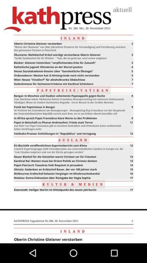 Kathpress скриншот 1