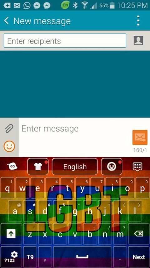 LGBT Keyboard 3 تصوير الشاشة
