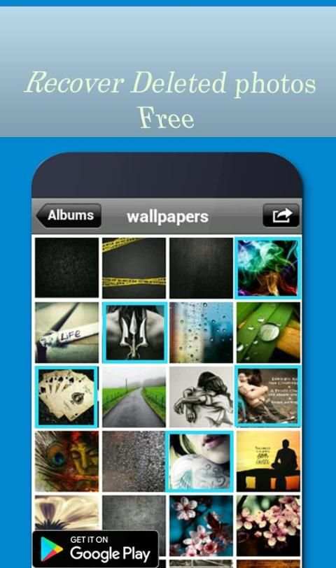 Recover Dihapus Foto 2016 screenshot 1