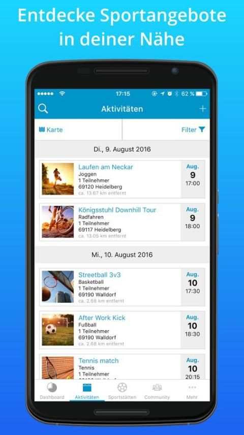 Actinate - Sport Community 4 تصوير الشاشة