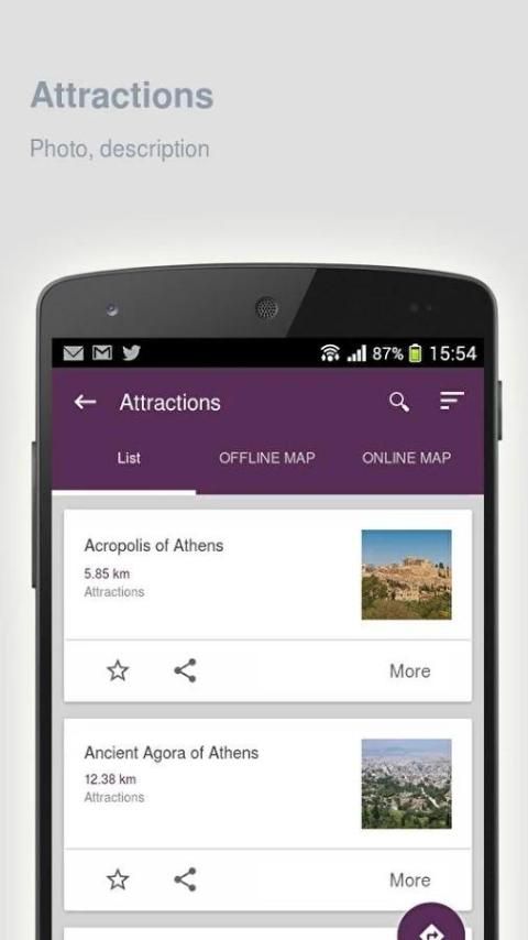 Athens: Offline travel guide screenshot 2