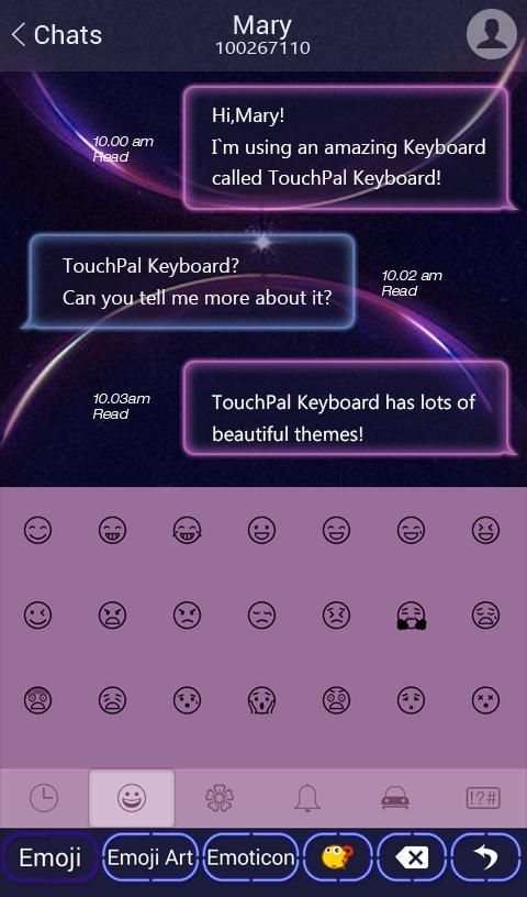 Miss Neon Keyboard Theme स्क्रीनशॉट 3