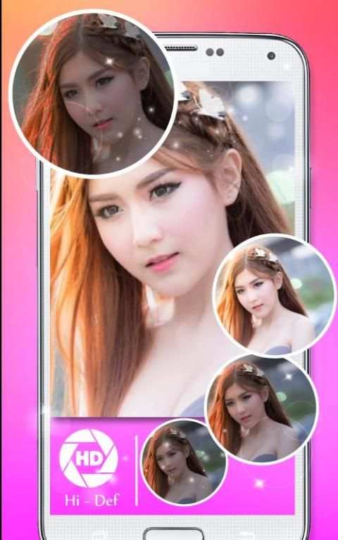 Selfie Line Camera Plus скриншот 5