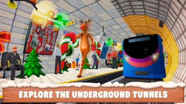 Christmas Train Driving Sim screenshot 3