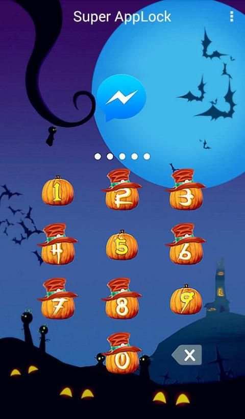 Halloween Theme AppLock 2 تصوير الشاشة