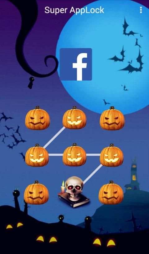 Halloween Theme AppLock 1 تصوير الشاشة