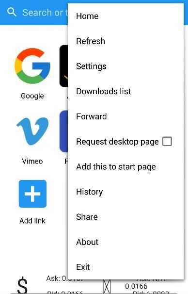 fast browser screenshot 1