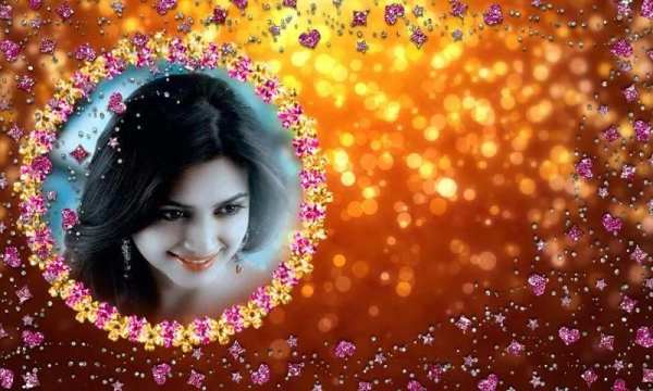 Glitter photo frame effects screenshot 1
