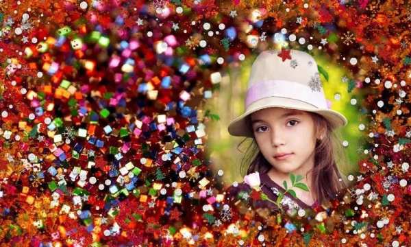 Glitter photo frame effects screenshot 4