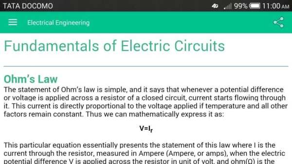 Electrical Engineering स्क्रीनशॉट 2