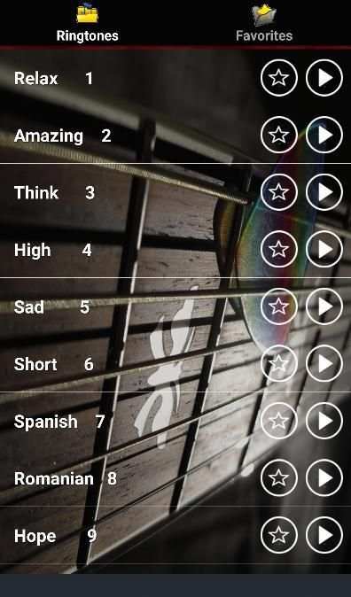 gitar Ringtones screenshot 2