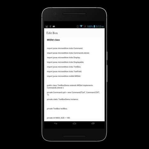 Programming with J2ME screenshot 2