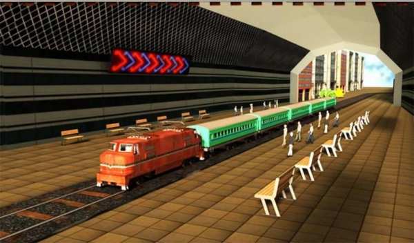 Euro Train Driving Cargo 3D screenshot 3