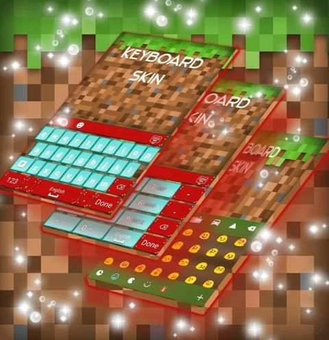Keyboard Skin for Minecraft 4 تصوير الشاشة