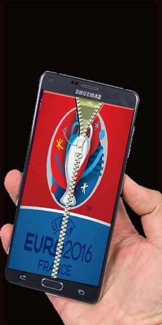 Zipper Lock:Real Madrid Flag screenshot 3