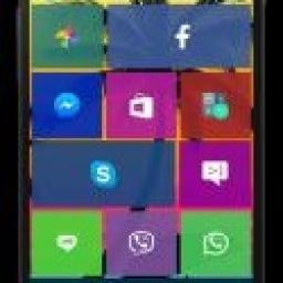 ikon Menu Ponsel Windows 10