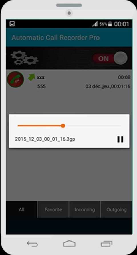 Automatic Call Recorder स्क्रीनशॉट 2