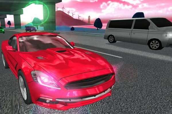 3D Racing Traffic Car 2 تصوير الشاشة