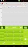 GO Keyboard Green Apple theme screenshot 1