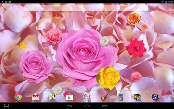 Rose Petals Live Wallpaper 1 تصوير الشاشة
