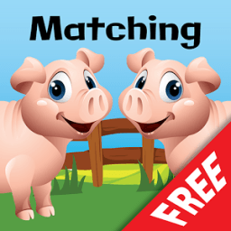 Farm Animal Picture Match Free أيقونة